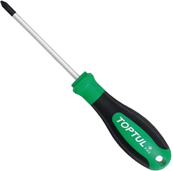 Отвертка крестовая Toptul PH2 x 150 мм Anti-Slip (FBAD0215)