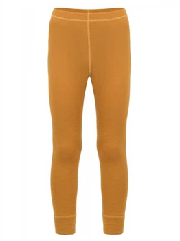 Детское термобелье Легинсы ТМ Wooly 100% шерсть мериноса 240г., р.110-116 горчичный