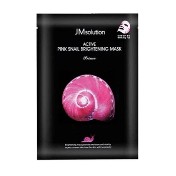 Тканевая маска с муцином розовой улитки JMsolution Active Pink Snail Brightening Mask 30 мл