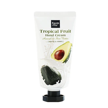 Крем для рук c маслом ши и авокадо Farmstay Tropical Fruit Hand Cream Avocado & Shea Butter 50 мл