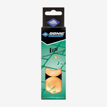 Мячики Donic Elite 1* Orange 3pcs