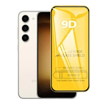 Защитное стекло TDG 9D для Samsung Galaxy S23 FE (S711) черный Full Glue 0,26 мм