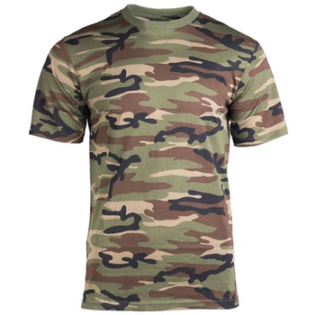 Футболка камуфляжная MIL-TEC T-Shirt Woodland 5XL