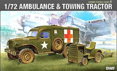 Model wojskowy Academy Amerykańska ambulans i laweta (0603550134036)