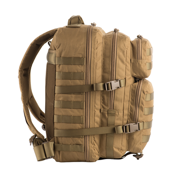 M-Tac рюкзак Large Assault Pack Laser Cut Tan, рюкзак тактичний, місткий рюкзак 36л, армійський рюкзак