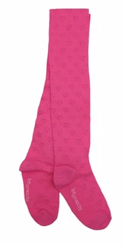 Колготки трикотаж ажурные для девочки Be Snazzy RA-007 068-74 см (3-9 months) малиновый