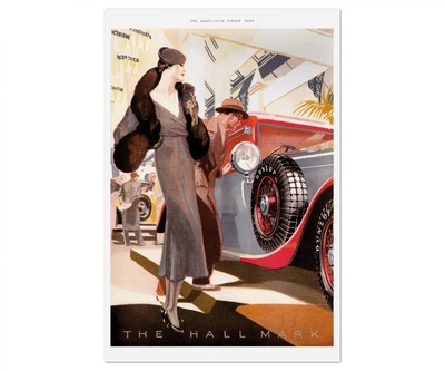 Постер CP Dunlop 1933, Вінтаж 40х60 см (319)