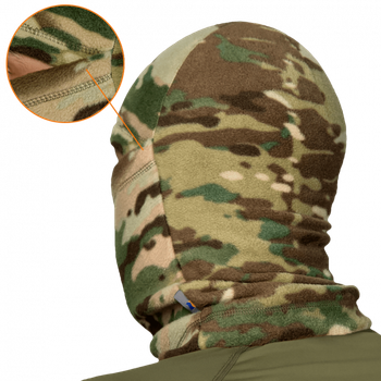 Флисовая балаклава Fleece, Украина, Multicam, One size