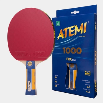 Ракетка для настільного тенісу ATEMI 1000 PRO 10050 Анатомічна