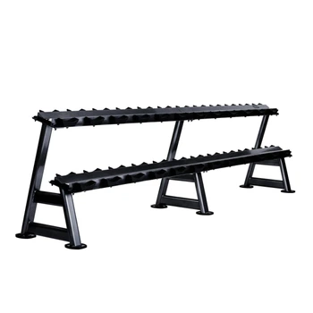 Стойка гантельная 2-х ярусная Fitnessport FF71D2E (на 12 пар)