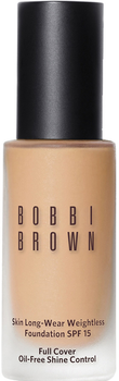 Тональна основа для обличчя Bobbi Brown Skin Long-Wear Weightless Foundation SPF15 Neutral Sand 30 мл (716170226217)