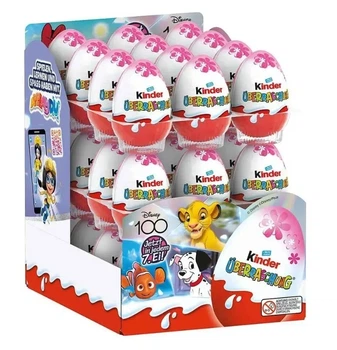 Набір шоколадних яєць Kinder Surprise Uberraschung 20гх36шт
