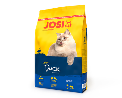 Сухий корм для дорослих котів JosiCat Duck з качкою, 10 кг