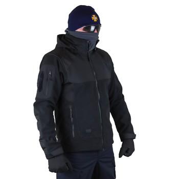 Куртка тактична M-TAC NORMAN WINDBLOCK FLEECE 50р BLACK