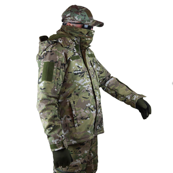 Куртка демісезонна тактична Caprice Soft shell 52р Мультикам
