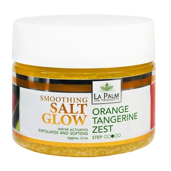 Олійно-сольовий скраб La Palm Mineral Salt-Glow Orange Tangerine Zest з алое вера і вітаміном Е 355 мл