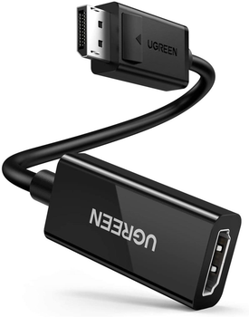 Конвертер Ugreen DisplayPort to HDMI 4K 60Hz 25 см Black (YM832)