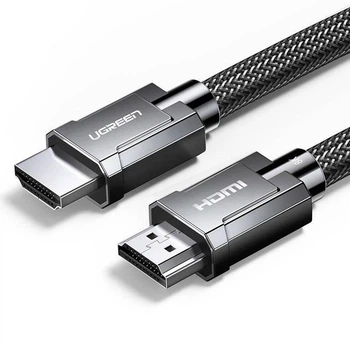 Кабель HDMI Ugreen HDMI 2.1 8K 60 Гц / 4K 120 Гц 3D 48 Гбит 2 м Grey (YM999)