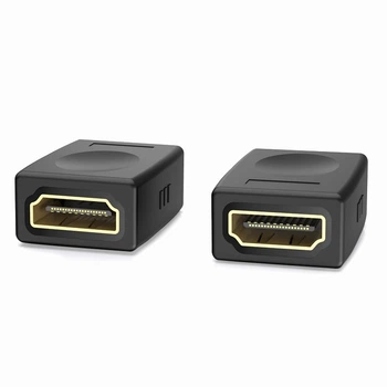 Соединитель Vention HDMI 2.0 F адаптер-переходник прямой черный (YM869)