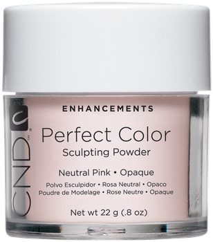 Нейтральная розовая непрозрачная акриловая пудра CND Perfect Color Neutral Pink-Opaque 22 г