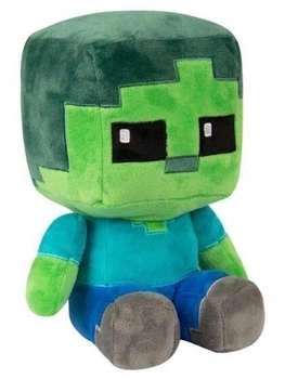 Мягкая игрушка Зеленый Зомби Детеныш Майнкрафт 25 см Zombie Minecraft