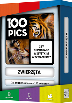 Gra planszowa Rebel 100 Pics: Zwierzęta (5902650618008)