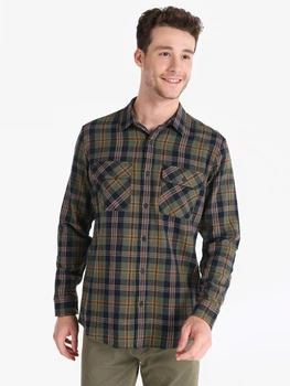 Сорочка бавовняна чоловіча Colin's CL1065945 S Green (8683197902962)