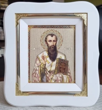 Святитель Василий Великий икона 19х17см