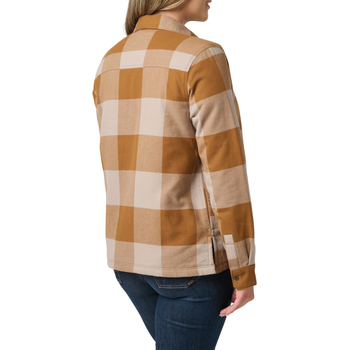 Сорочка 5.11 Tactical Louise Shirt Jacket Pecan Check M (38085-1044)