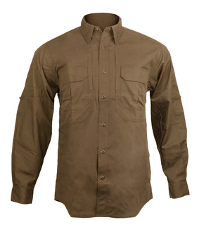 Сорочка тактична 5.11 Tactical Taclite Pro Long Sleeve Shirt Battle Brown XS (72175-116)