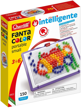 Набір для занять мозаїкою Quercetti Fantacolor Portable Game 140 шт (8007905009222)