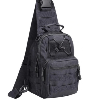 Рюкзак сумка на плечі ранець Nela-Styl mix54 Чорний 20л (Alop) 60429004