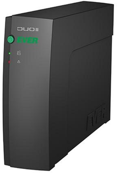 Джерело безперебійного живлення Ever DUO II Pro 1000VA (600W) Black (T/DIIPTO-001K00/00)