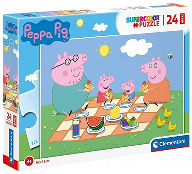 Пазл Clementoni Maxi Peppa Pig 24 елемента (8005125240289)