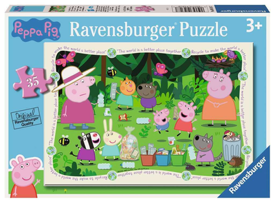 Puzzle Ravensburger Świnka Peppa 35 elementów (4005556056187)