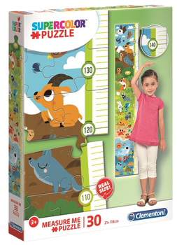 Puzzle Clementoni Measure me Cuties Animals 30 elementów (8005125203291)