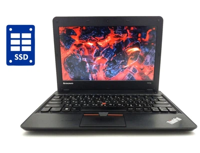 Нетбук Lenovo ThinkPad X121e / 11.6" (1366x768) TN / Intel Core i3-2367M (2 (4) ядра по 1.4 GHz) / 8 GB DDR3 / 240 GB SSD / Intel HD Graphics 3000 / WebCam / Win 10 Pro б/в