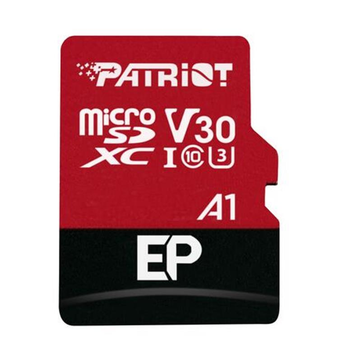 Карта памяти Patriot MicroSDXC 1TB UHS-I/U3 Class 10 EP A1 R90/W80MB/s + SD-adapter (PEF1TBEP31MCX)