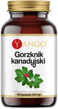 Suplement diety Yango Gorzknik Kanadyjski 470 mg 90 kapsułek (5903796650891)