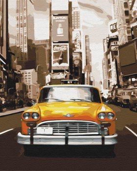 Картина за номерами Symag Paint it! Нью-Йоркське таксі 40 x 50 см (5904433380737)