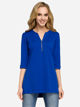 Блузка жіноча Made Of Emotion M278 L Синя (5902041171587)