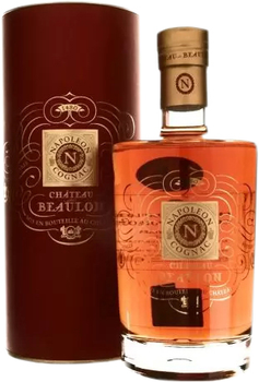 Коньяк Chateau de Beaulon Napoleon 0.7 л 40% 20 лет выдержки, в подарочной упаковке (3304117451005)