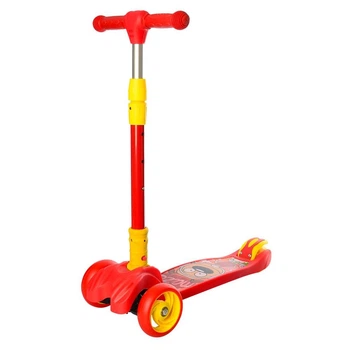 Самокат триколісний складаний iTrike JR 3-060-11 Red