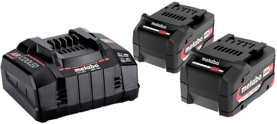 Базовый комплект Аккумуляторы для инструментов Metabo Li-Power 18 В 5.2 Ач 2 шт + Быстрозарядное устройство ASC 145 (685051000)