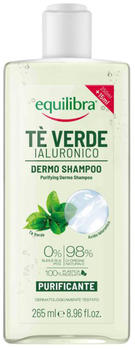 Szampon do oczyszczania włosów Equilibra Dermo Green Tea 265 ml (8000137017966)