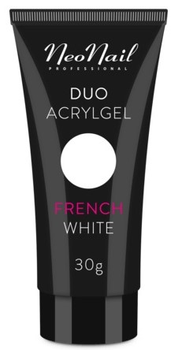 Akrylożel do paznokci NeoNail Duo Acrylgel French White 30 g (5903274037190)