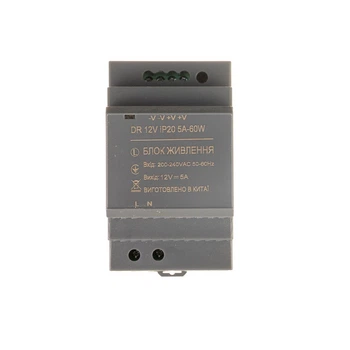 Блок живлення AVT на DIN-рейку 12V 5А 60W IP20 DR