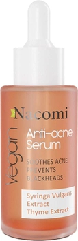 Serum do twarzy Nacomi Vegan Anti-Acne przeciwtrądzikowe 40 ml (5902539714043)