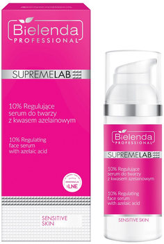 Сироватка для обличчя Bielenda Professional SupremeLab Sensitive Skin 10% регулювання за допомогою азелаїнової кислоти 50 мл (5902169027612)