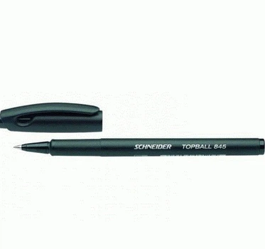 Набір Ручка-ролер "Schneider" TOPBALL 845 0.3 мм чорний 10 шт.